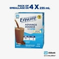 thumbnail image 2 of Ensure Advance, Meal Replacement Shakes, Protein Shakes with 20g of Protein to Help Build Muscle, Chocolate, 4 x 235-ml Bottles, 2 of 9
