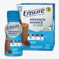 thumbnail image 1 of Ensure Advance, Meal Replacement Shakes, Protein Shakes with 20g of Protein to Help Build Muscle, Chocolate, 4 x 235-ml Bottles, 1 of 9