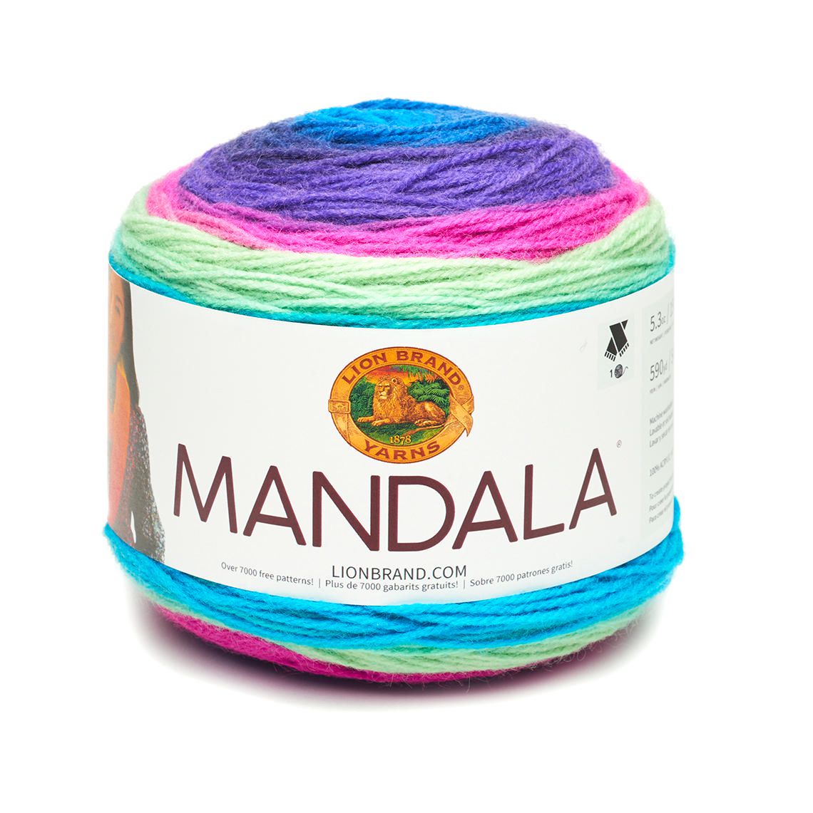 Lion Brand Yarn Mandala Troll 525-220 Classic Cake Yarn | Walmart Canada