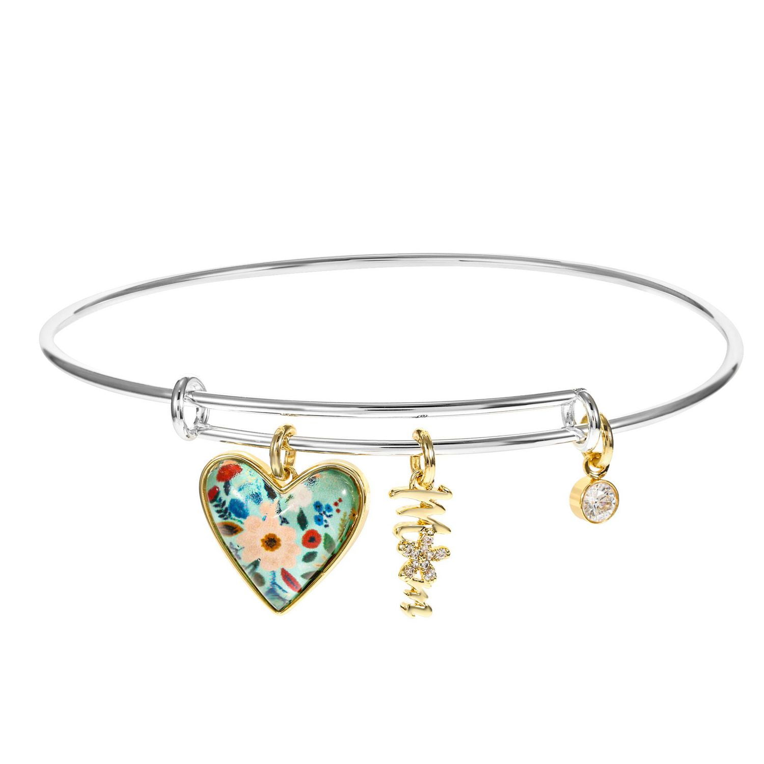 Luxury Designs Bracelet Maman Coeur Ajustable