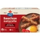 Saucisses de porc à déjeuner naturelles entièrement cuites Maple Leaf 300 grammes – image 6 sur 8