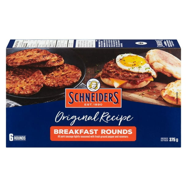 Schneiders Original Recipe Breakfast Sausage Rounds Walmart.ca