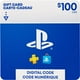 Sony PlayStation $100 Carte Cadeau (Code Numérique) – image 1 sur 1