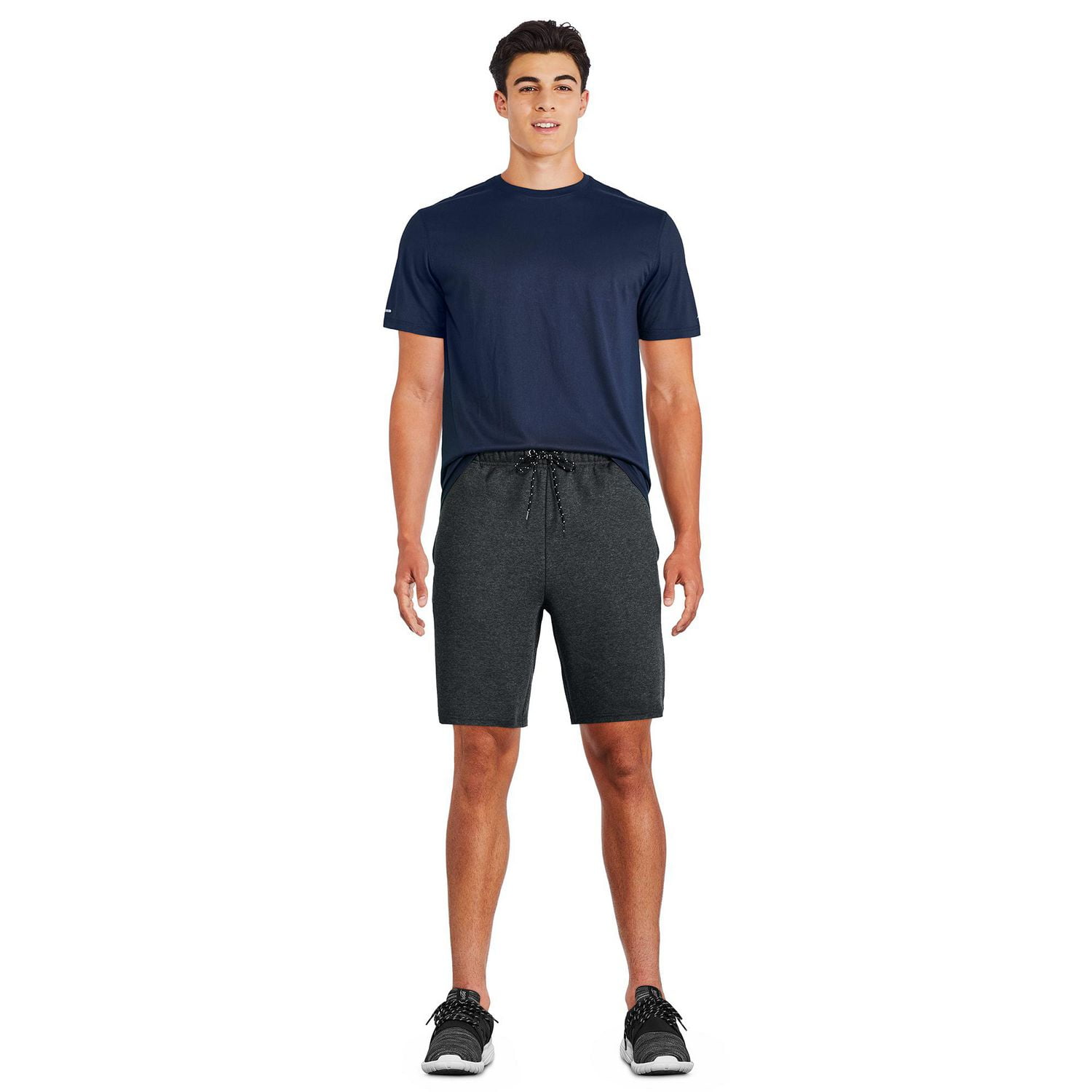 Fleece 2025 shorts walmart