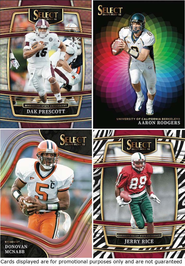 2022 Panini Select Draft Picks Collegiate Football Blaster Box 2x