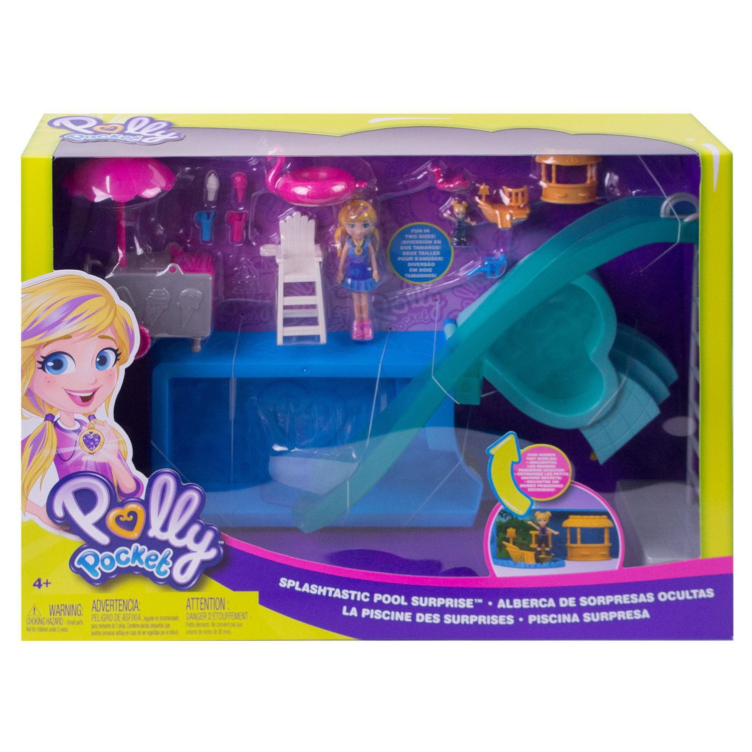 Polly pocket fashion splashtastic pool surprise