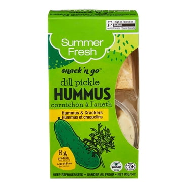 Hummus aux cornichons à l’aneth et craquelins Snack ‘N Go Summer Fresh