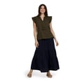 thumbnail image 1 of CHAPS  FLUTTER TOP, 1 of 2