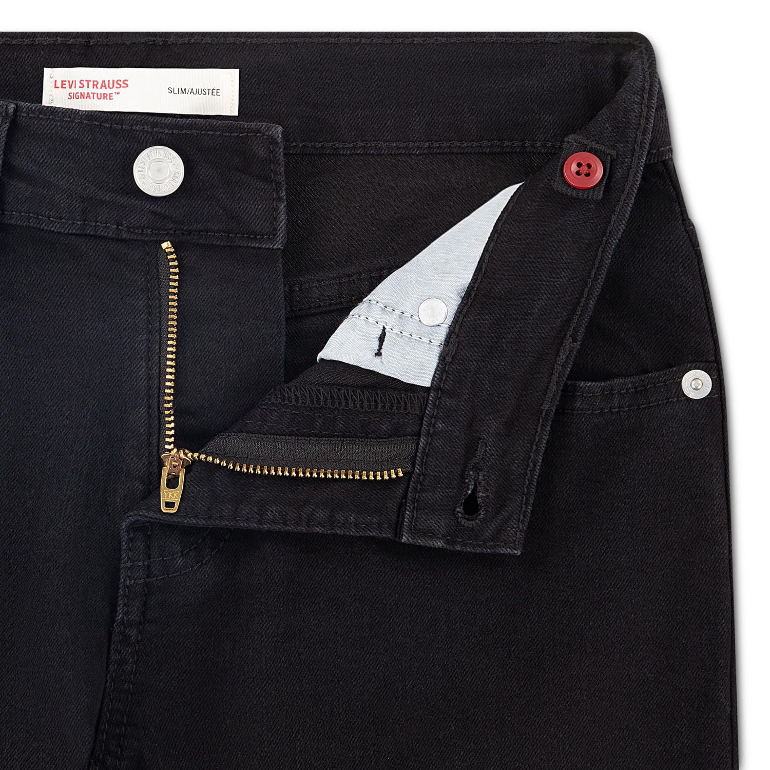 Levi Strauss Signature Boys' Mid-Rise Slim Fit Jeans