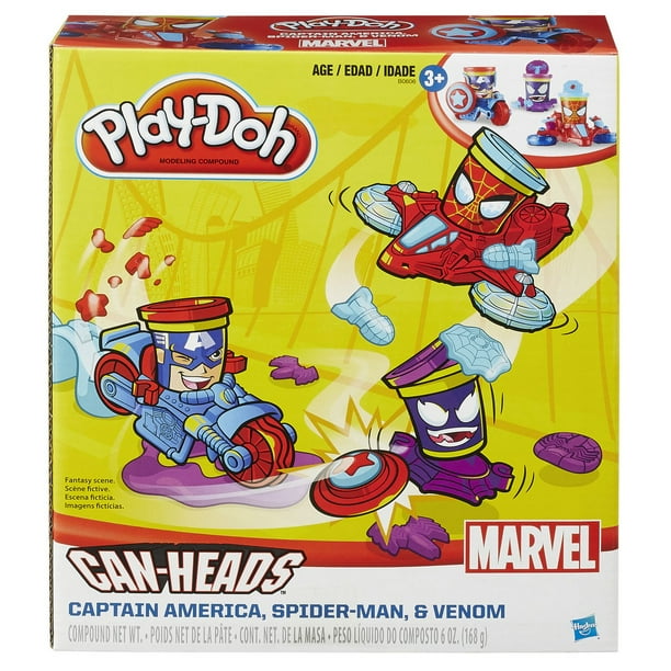 Play-Doh Véhicules Can-Heads Marvel