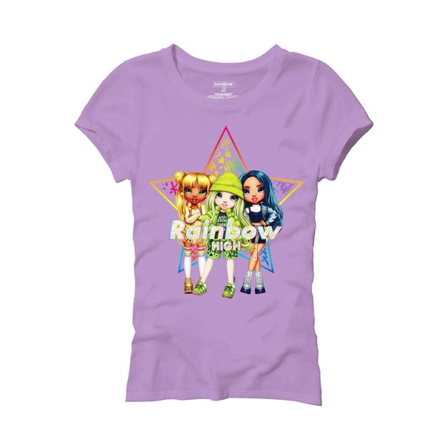 T-shirt ML imprimé 3 petites filles taille 4 ans