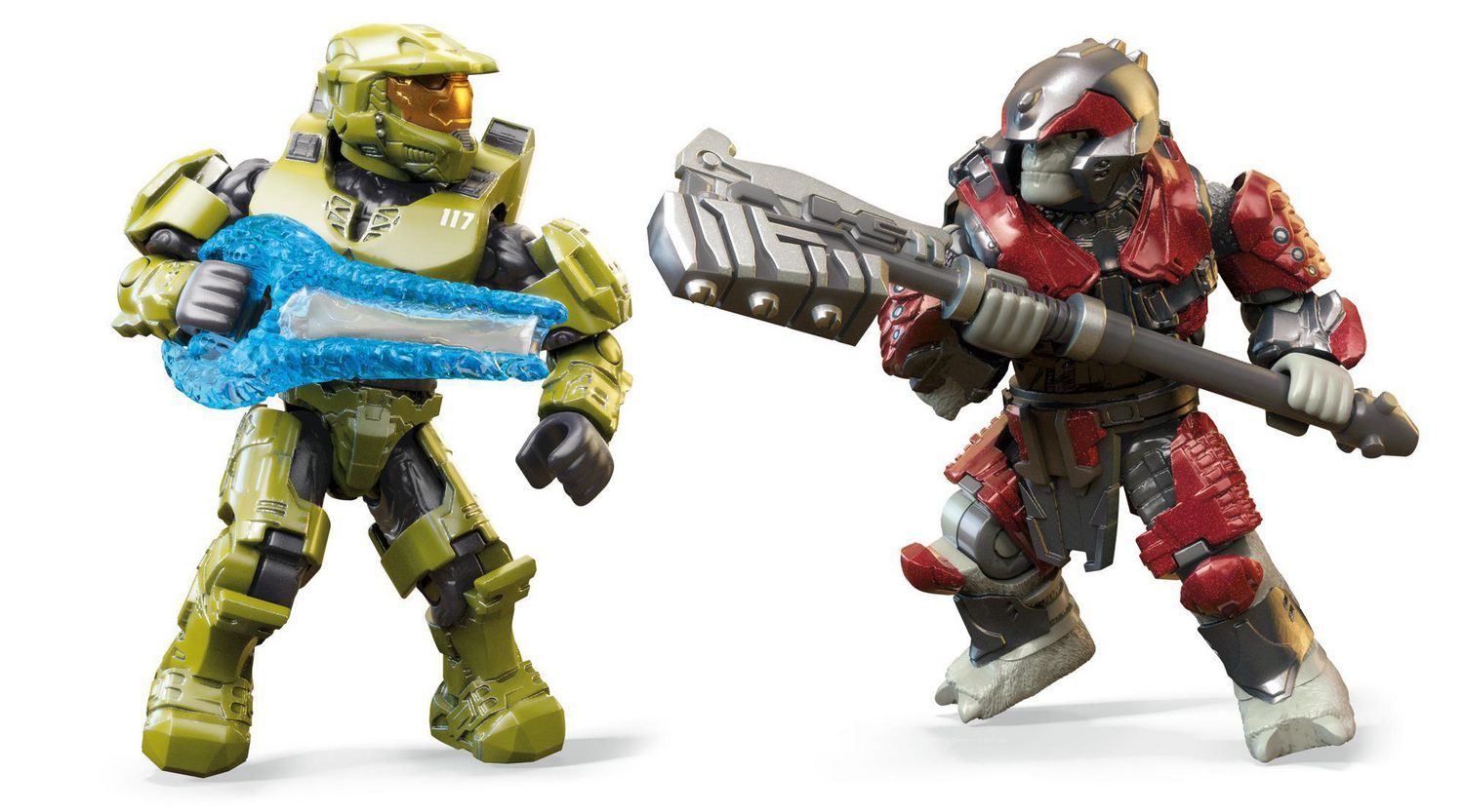 Mega Construx Halo Master Chief Vs Brute Warrior Conflict pack.