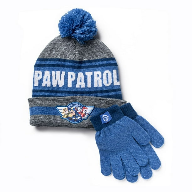Ens. gants et chapeau pour temps froid La Pat' Patrouille pour garçons