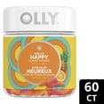 thumbnail image 1 of OLLY Hello Happy Tropical Zing flavour Gummy Worm Supplement, 1 of 8