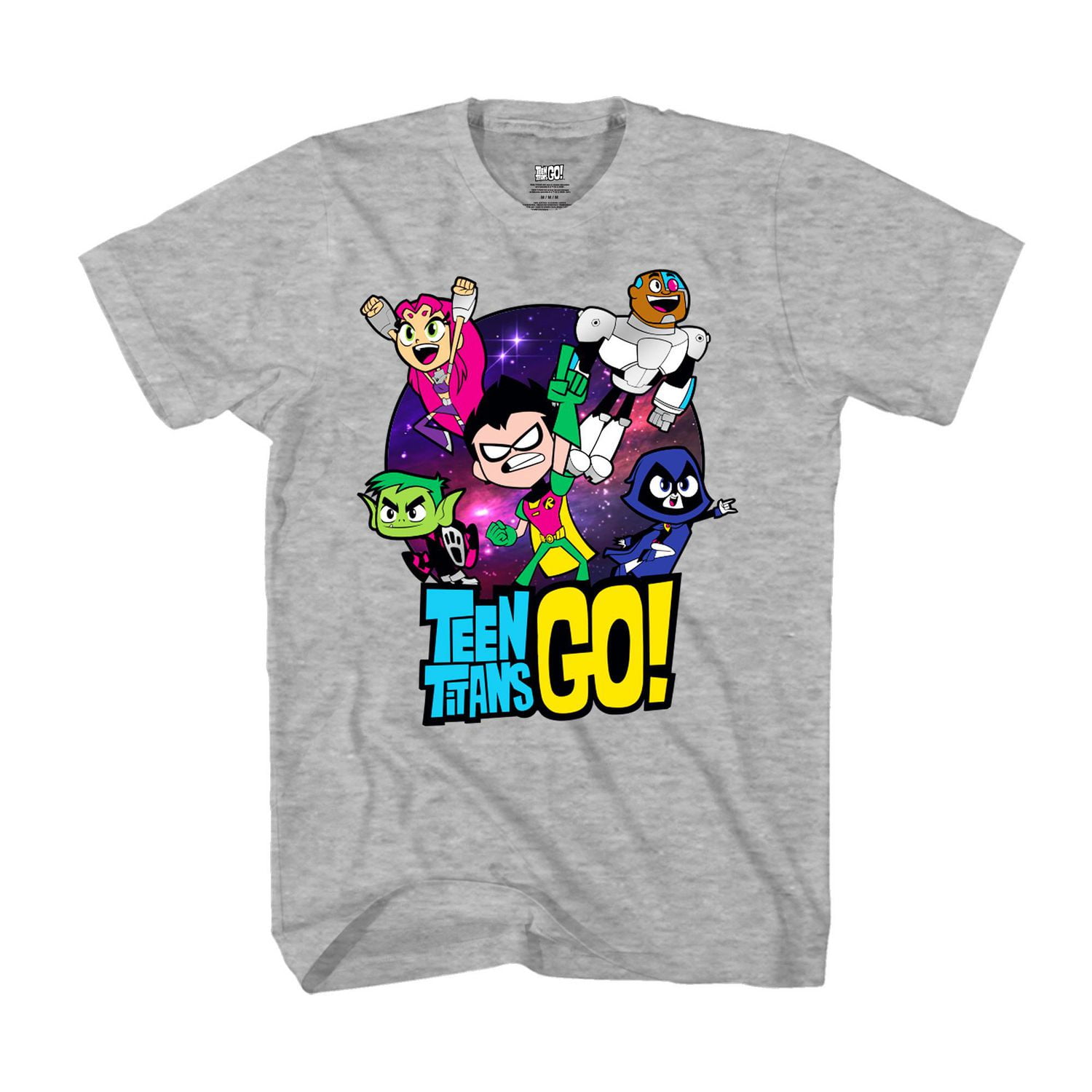 Boys Teen Titans Go Classic Group Short Sleeve T Shirt Walmart