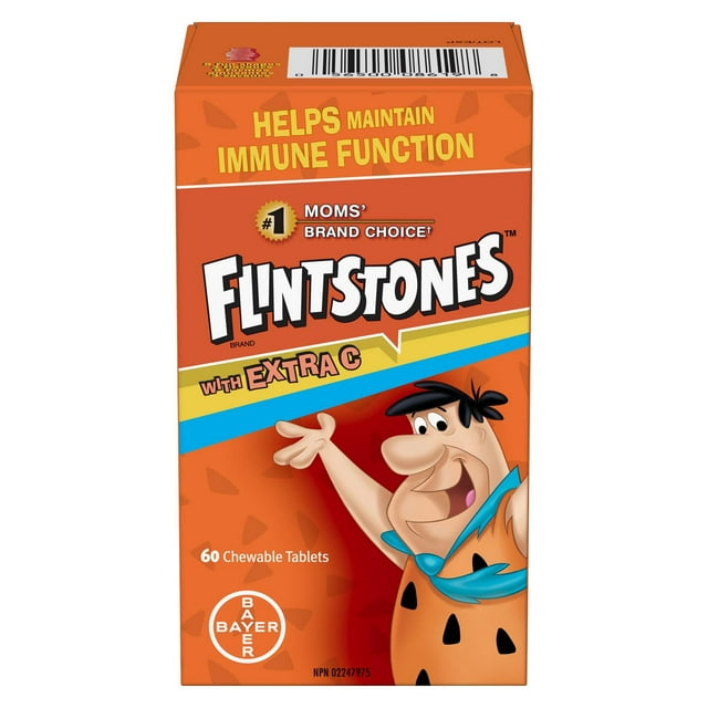 Flintstones with Extra C Multivitamins Chewable Tablets