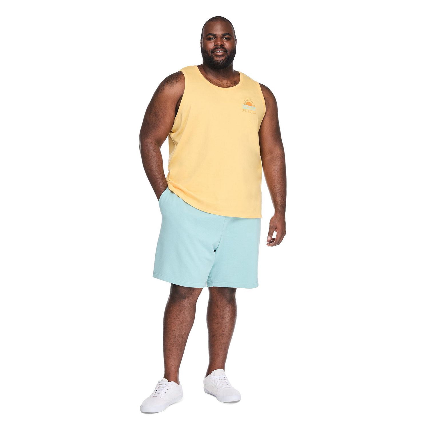 George Big Men's Graphic Tank Top