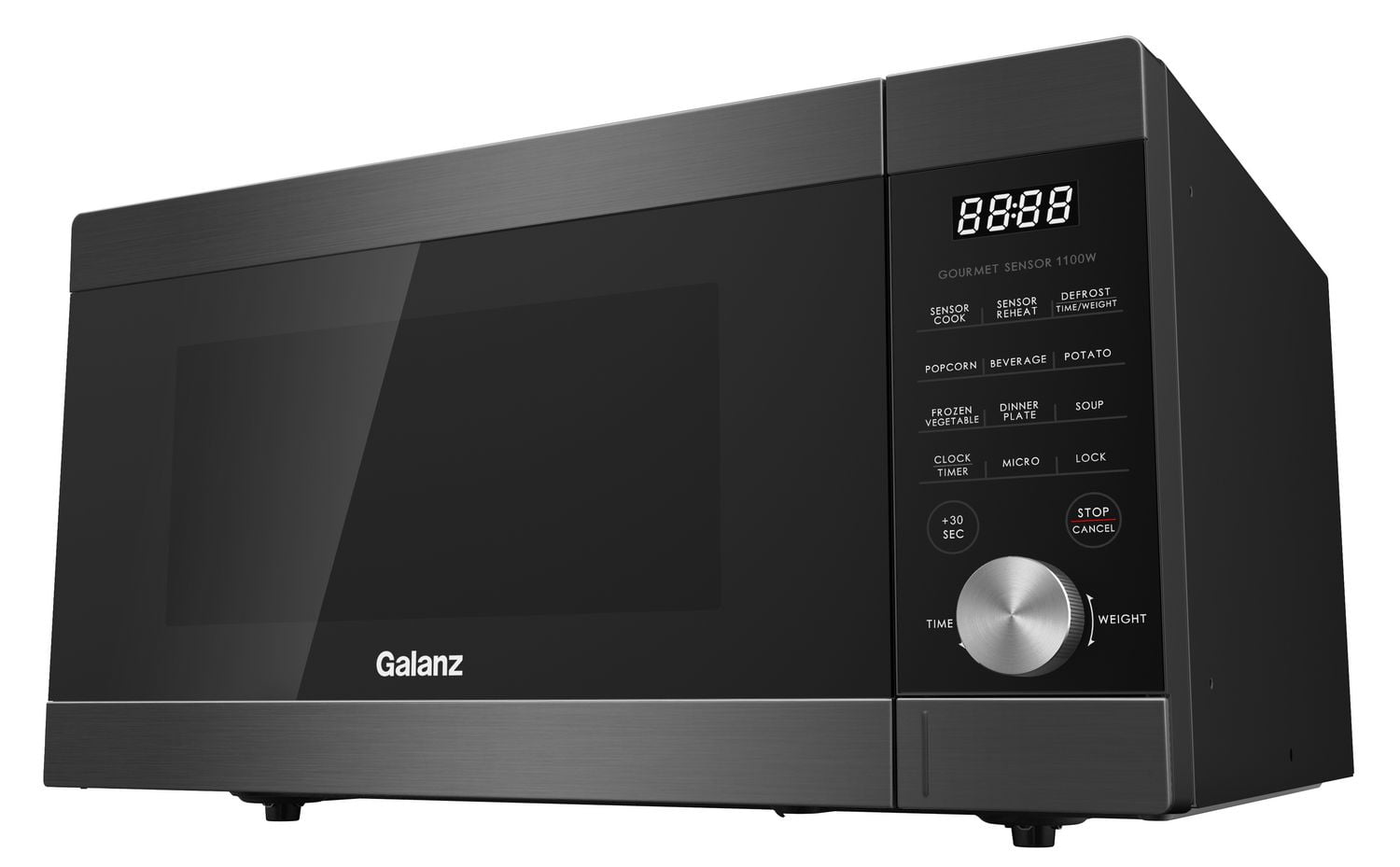 Galanz Express Wave 1 1 Cu Ft Sensor Cooking Microwaveoven Stainless Steel Color