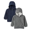 thumbnail image 1 of George Infants' Gender Inclusive Full Zip Hoodie 2-Pack, 1 of 2