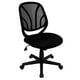 Chaise de travail Y-GO pivotante en maille noire à dossier mi-hauteur – image 1 sur 9