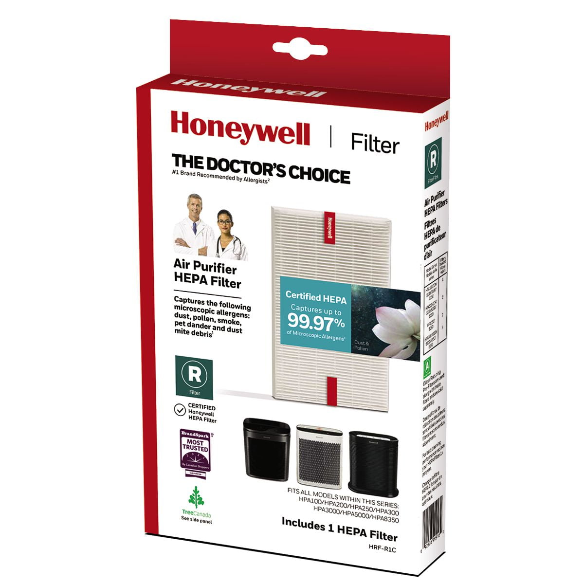 Honeywell Replacement Filter, TRUE-HEPA filter 