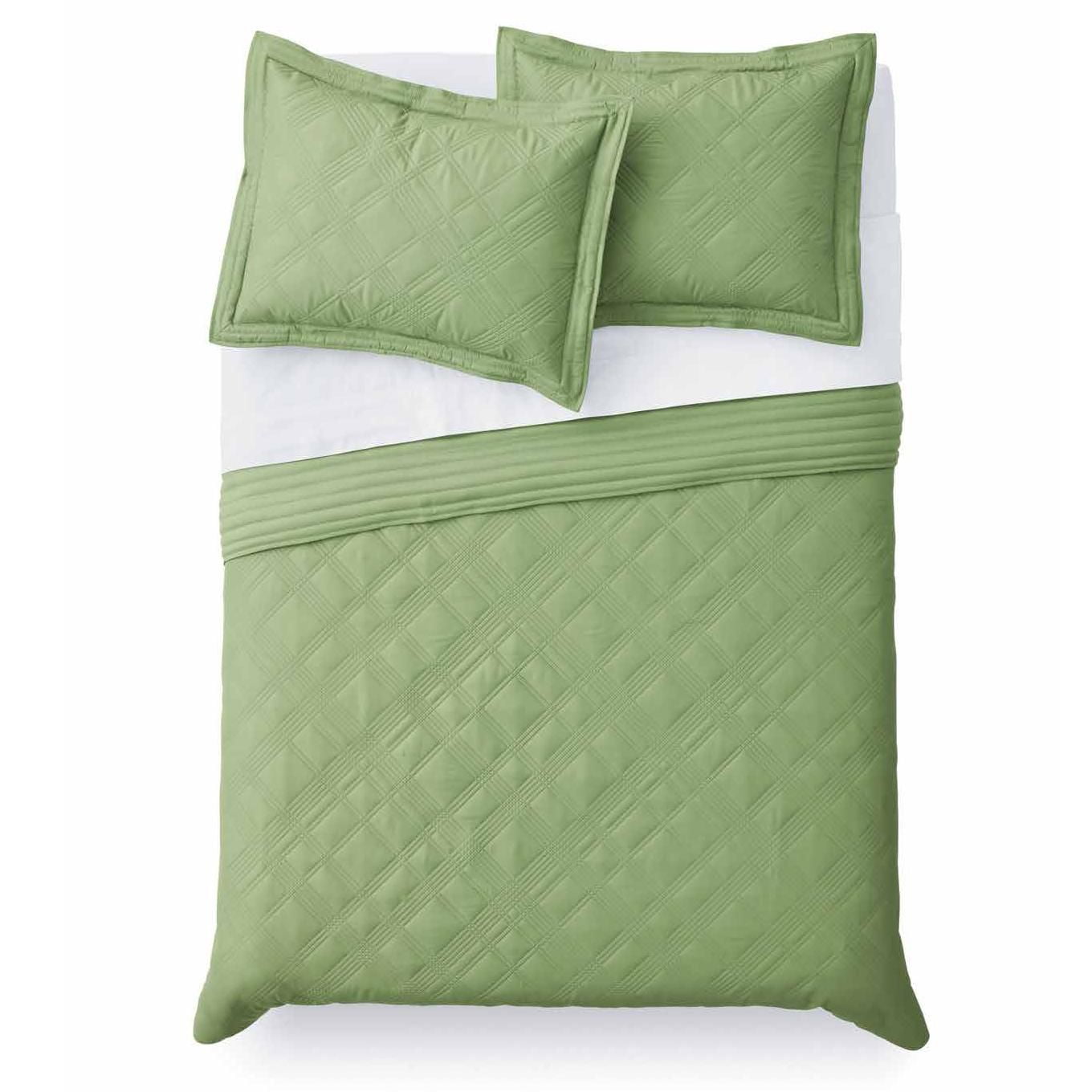 MAINSTAYS Green Quilt Set Walmart Canada