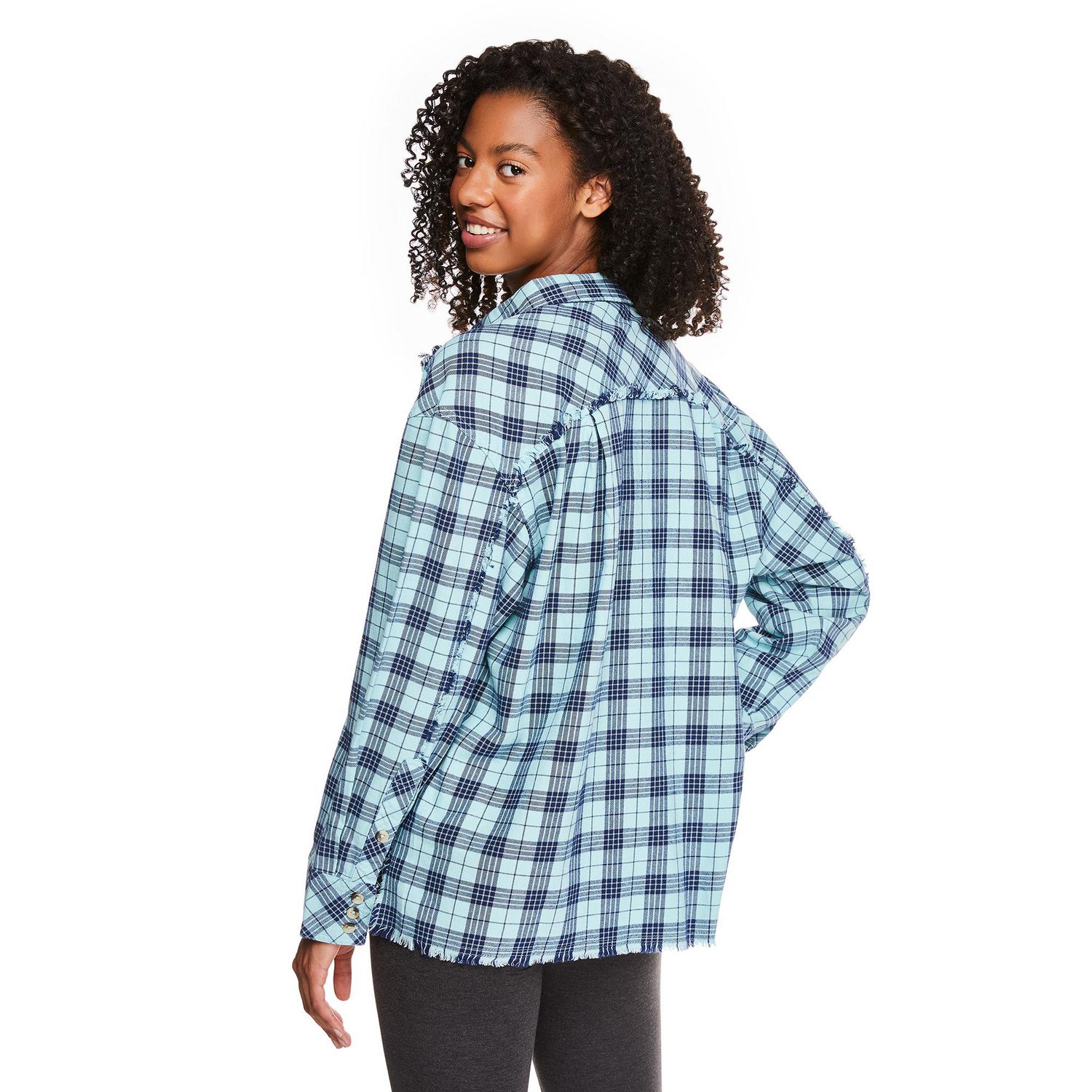 Oversized flannel hotsell shirt womens