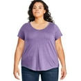 thumbnail image 1 of George Plus Women's V-Neckline Tee, 1 of 6