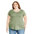 thumbnail image 1 of George Plus Women's V-Neckline Tee, 1 of 6