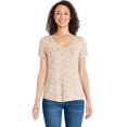 thumbnail image 1 of George Women's Voop Neckline Tee, 1 of 6
