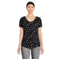 thumbnail image 1 of George Women's Voop Neckline Tee, 1 of 6