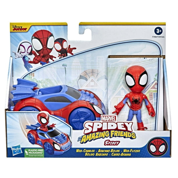 Figurine Spidey avec Arachno-bolide - MARVEL - pour enfants à