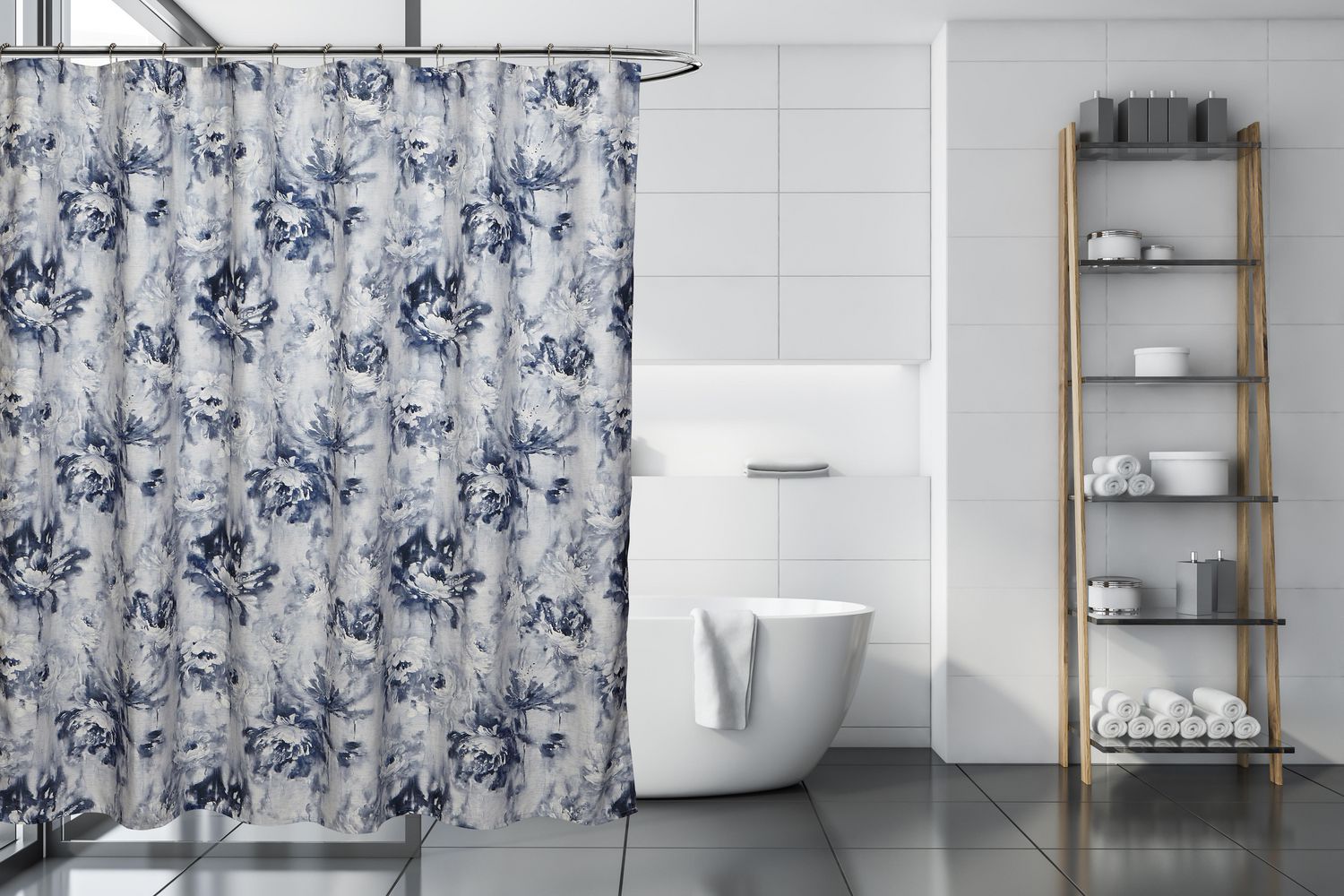 at home shower curtains