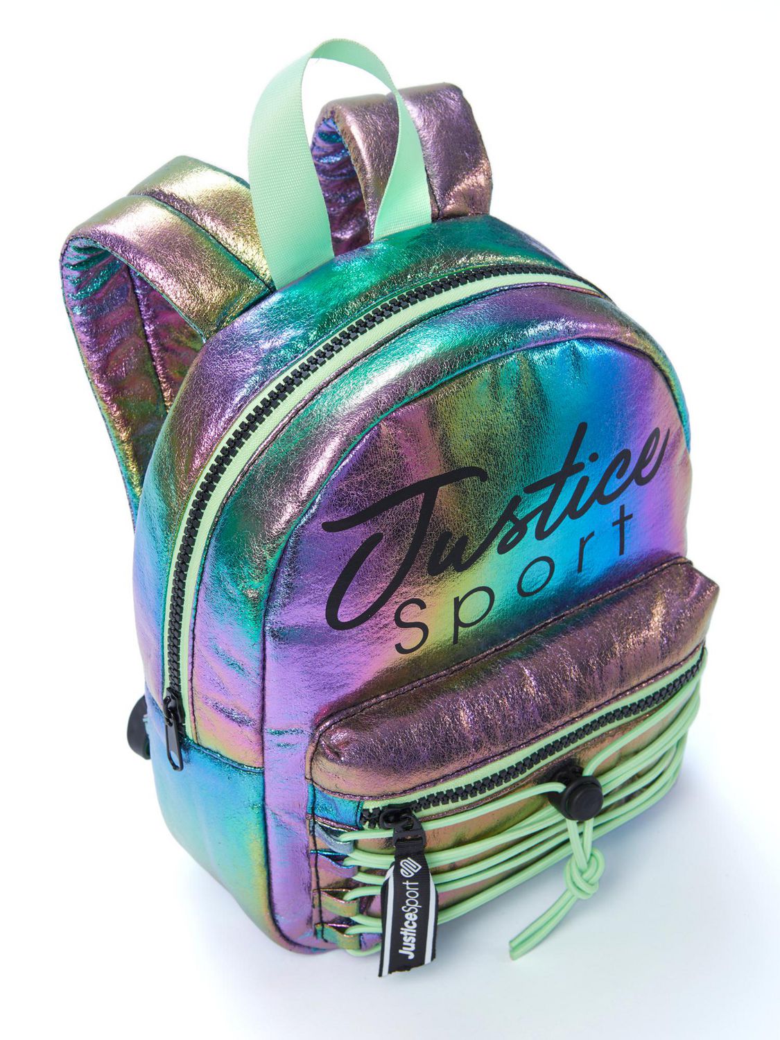 Iridescent mini backpack best sale