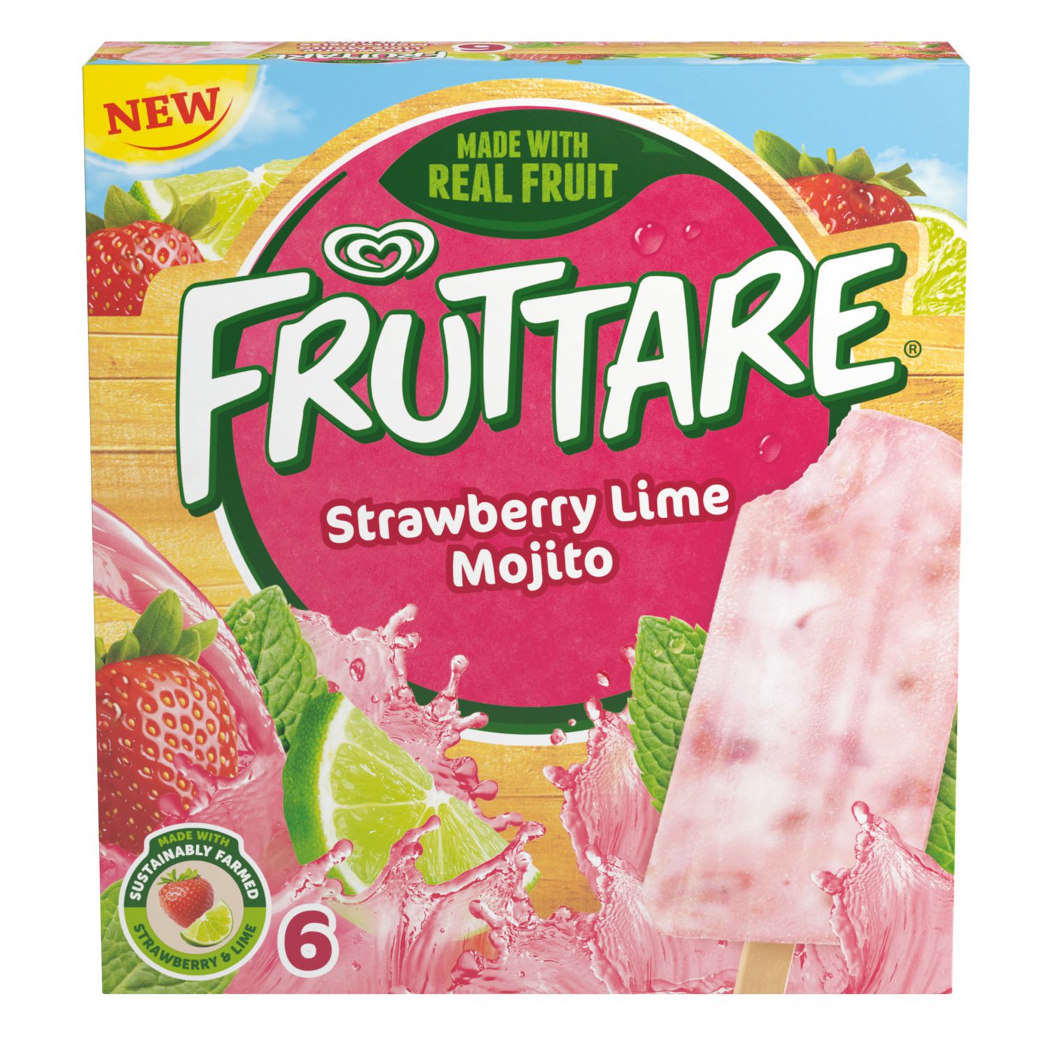 Fruttare Strawberry Lime Mojito Frozen Fruit bar 6x60mL Walmart Canada