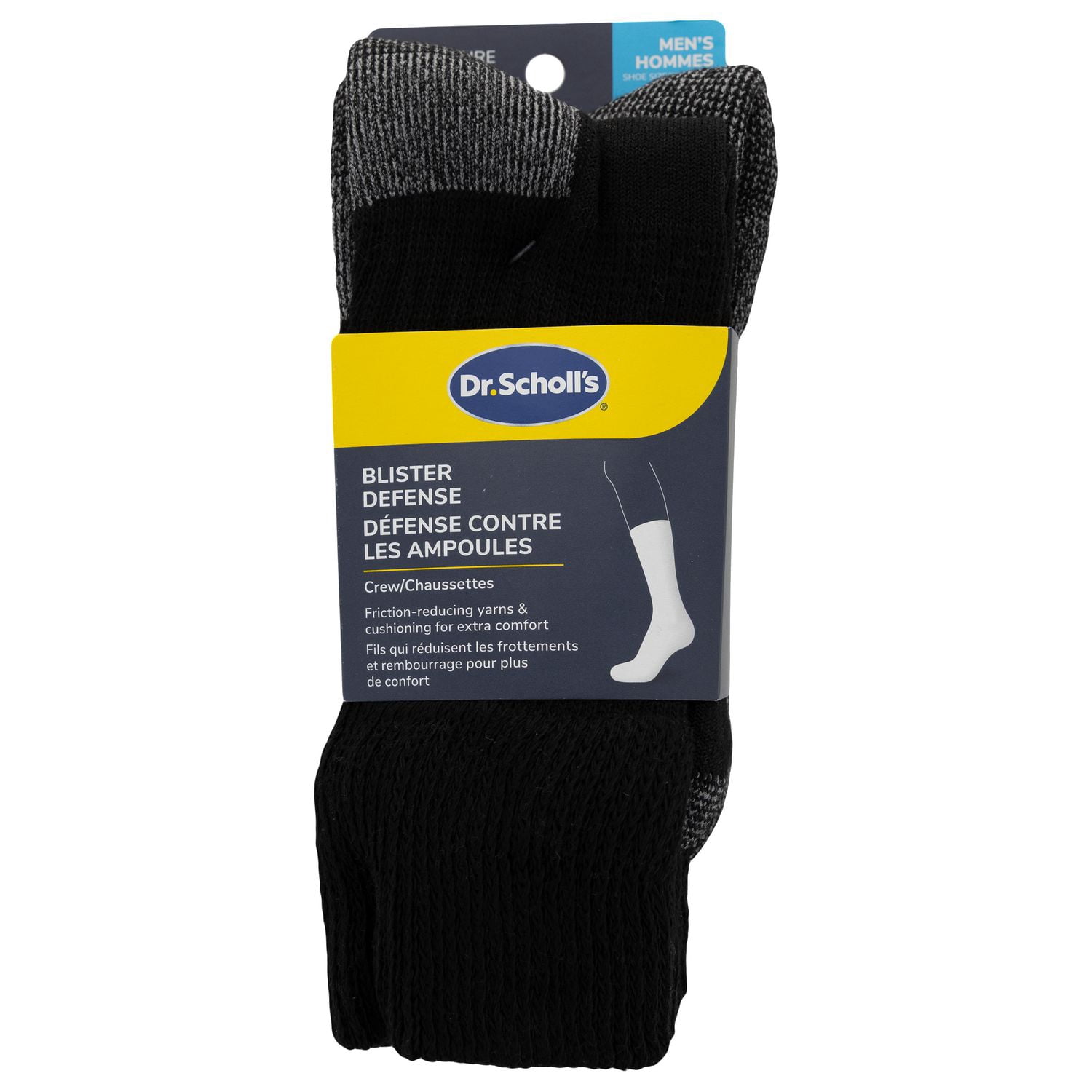 Dr. Scholl's Chaussettes de marin diabétiques pour hommes - 2 paires