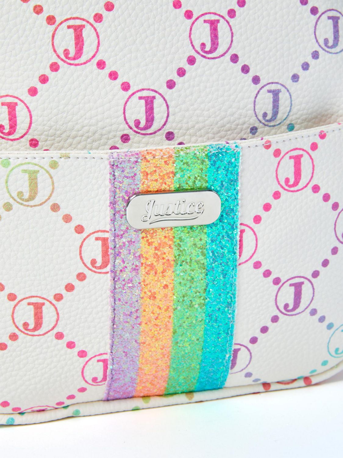 JUSTICE MINI SAC À DOS AVEC LOGO J MINI SAC À DOS