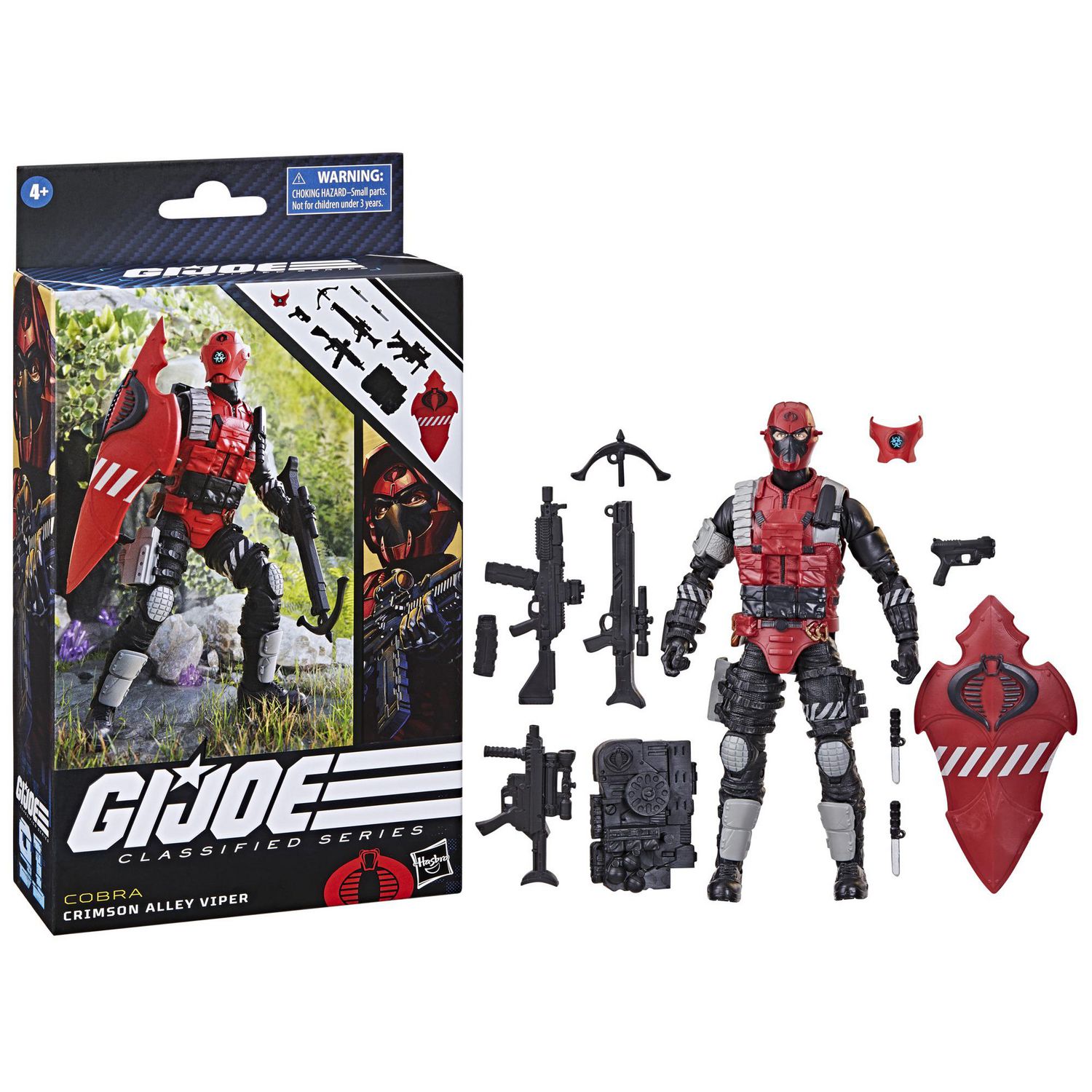 G.I. Joe Classified Series Crimson Alley Viper, Collectible G.I. Joe Action  Figure, 91, 6 inch Action Figures For Boys & Girls, With 10 Accessories