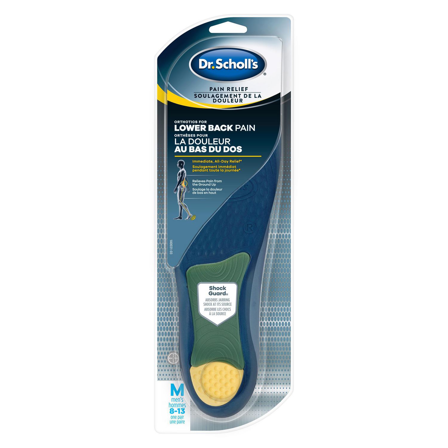 Dr.Scholl's® Pain Relief Orthotics for Lower Back Pain - Men