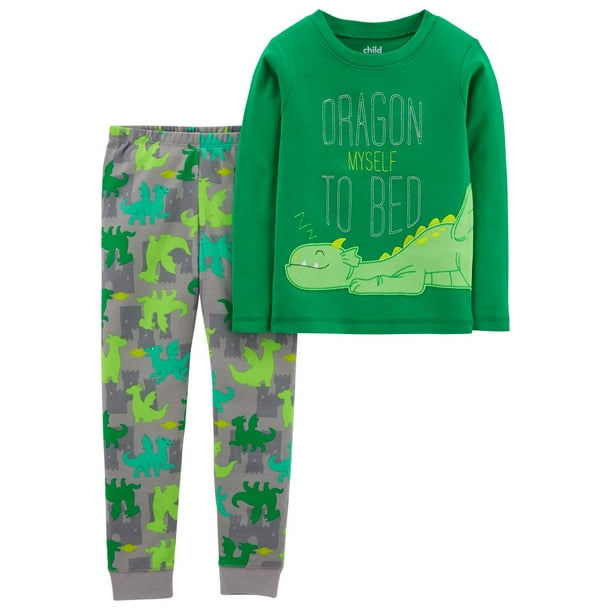 Pyjama 2 pièces pour tout-petit Garcon Coton de  Child of Mine made by Carter’s – Dragon