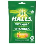 HALLS Vitamine C agrumes assortis, gouttes supplémentaires
