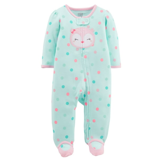 Tenue avec pyjama-grenouillère pour nouveau-née fille Child of Mine made by Carter’s – Hibou