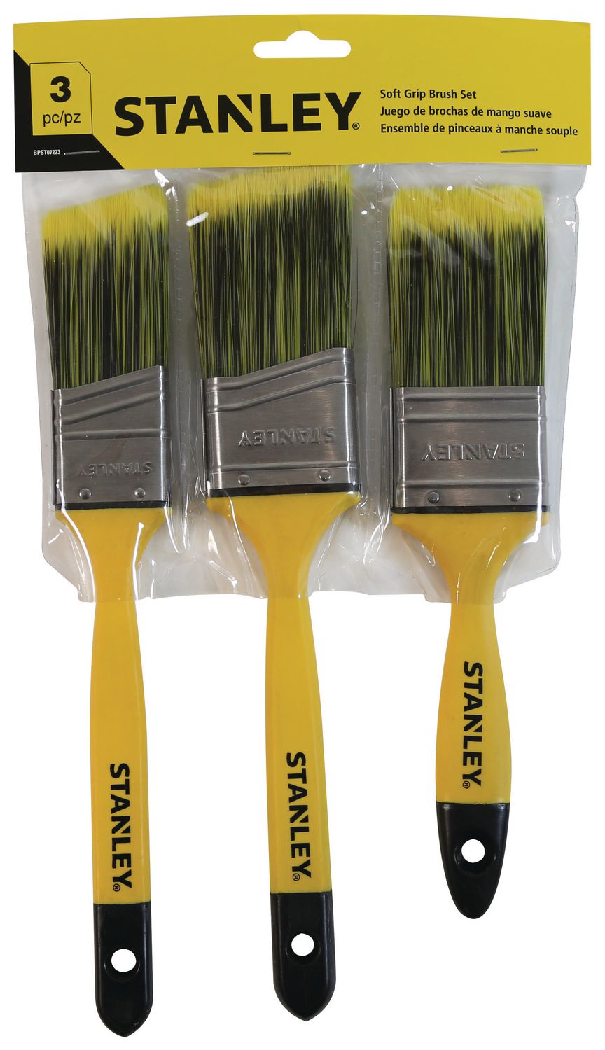Stanley 3piece Soft Grip Paint Brush Set Walmart Canada