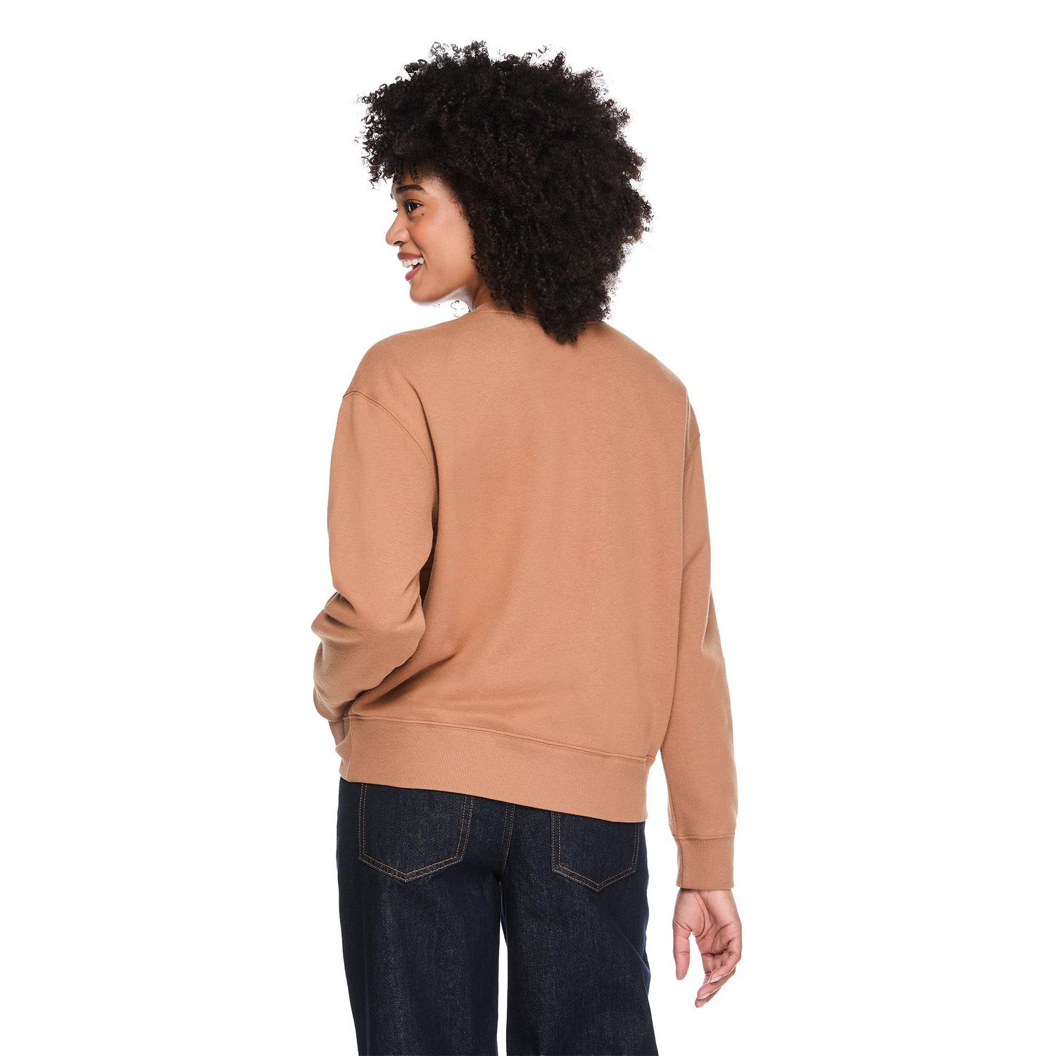 Coton ouaté à encolure ras du cou George pour femmes
