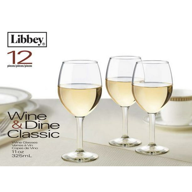 Libbey Dîner et vin classique, ensemble de 12