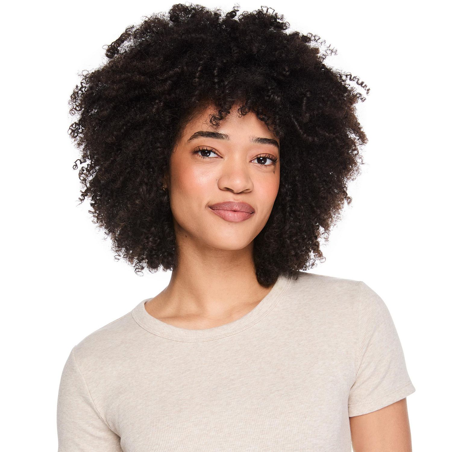 T-shirt côtelé à encolure ras du cou George pour femmes