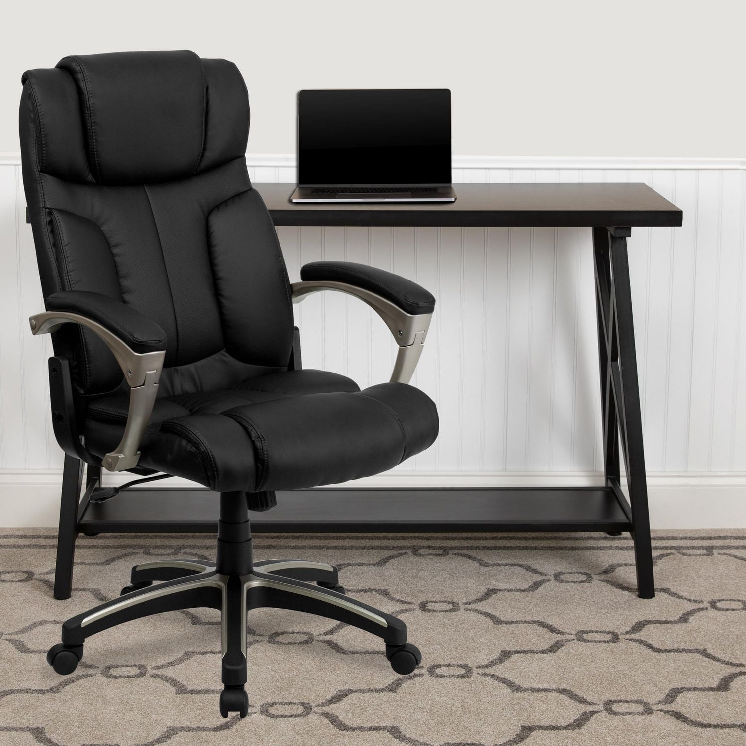 0400 TRUCK FURNITURE DESKWORK CHAIR High Back Folding Black 