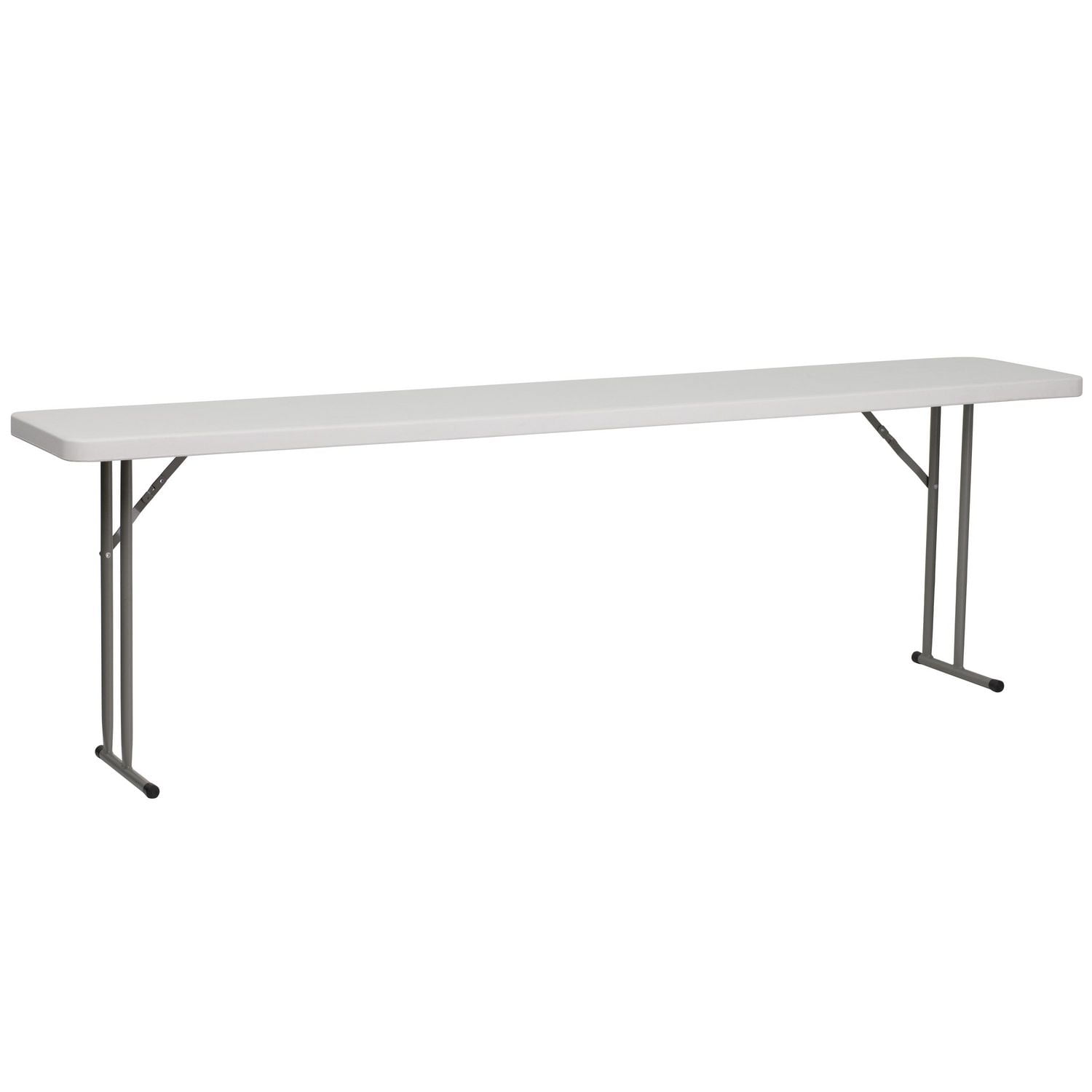 18''W x 96''L Granite White Plastic Folding Training Table | Walmart Canada