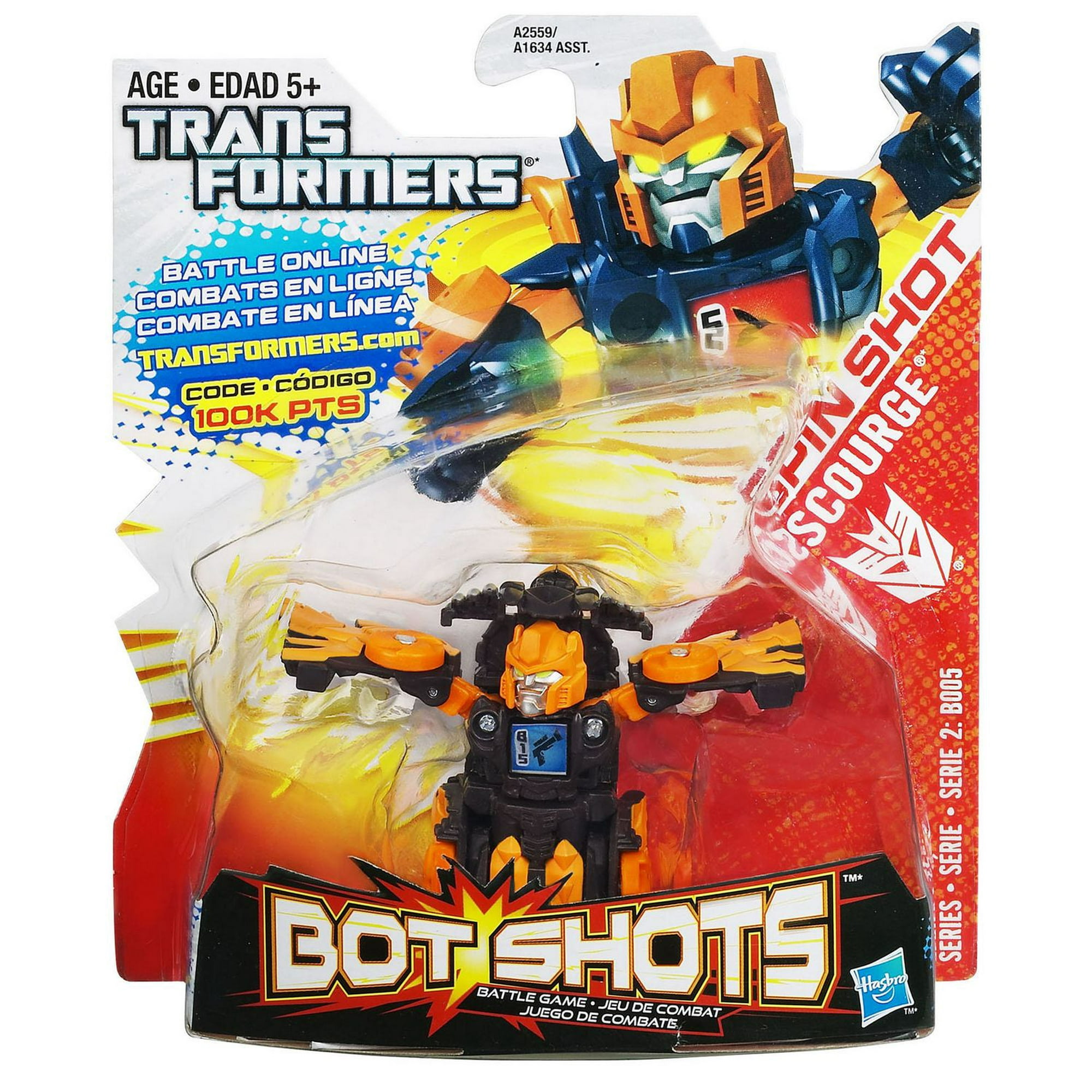 Transformers Bot Shots Battle GAME Series 2 Flip Shot Scourge Vehicle -  Walmart.ca