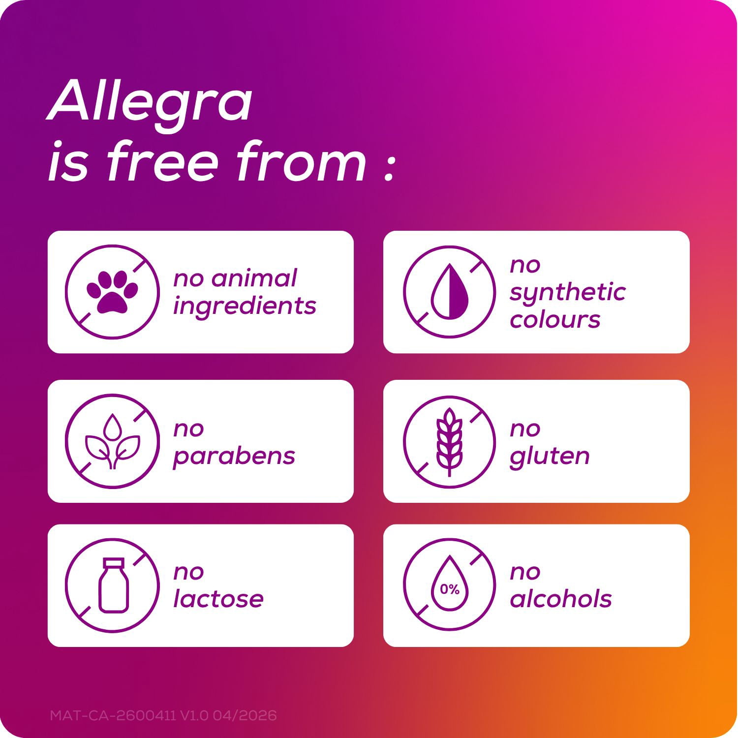 Allegra 24 heures, médicament contre les allergies, sans somnolence, rapide et efficace, soulage les éternuements, les larmoiements et les picotements de la gorge, chlorhydrate de fexofénadine 120 mg, 80 comprimés, format économique